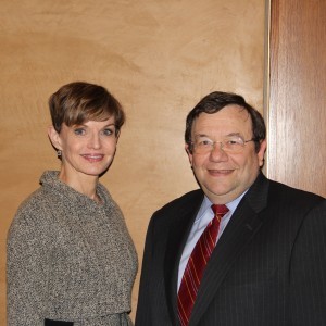Newly elected Trustee, Denise Sobel, and President, Marty Flumenbaum