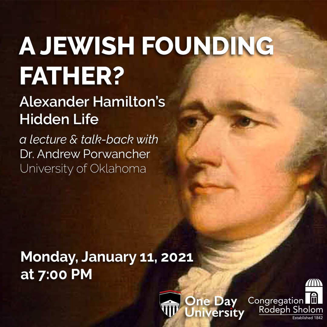 A Jewish Founding Father? Alexander Hamiltons Hidden Life