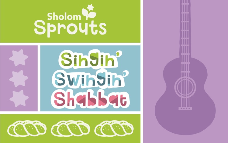 Singin' Swingin' Shabbat Banner for Shalom Sprouts