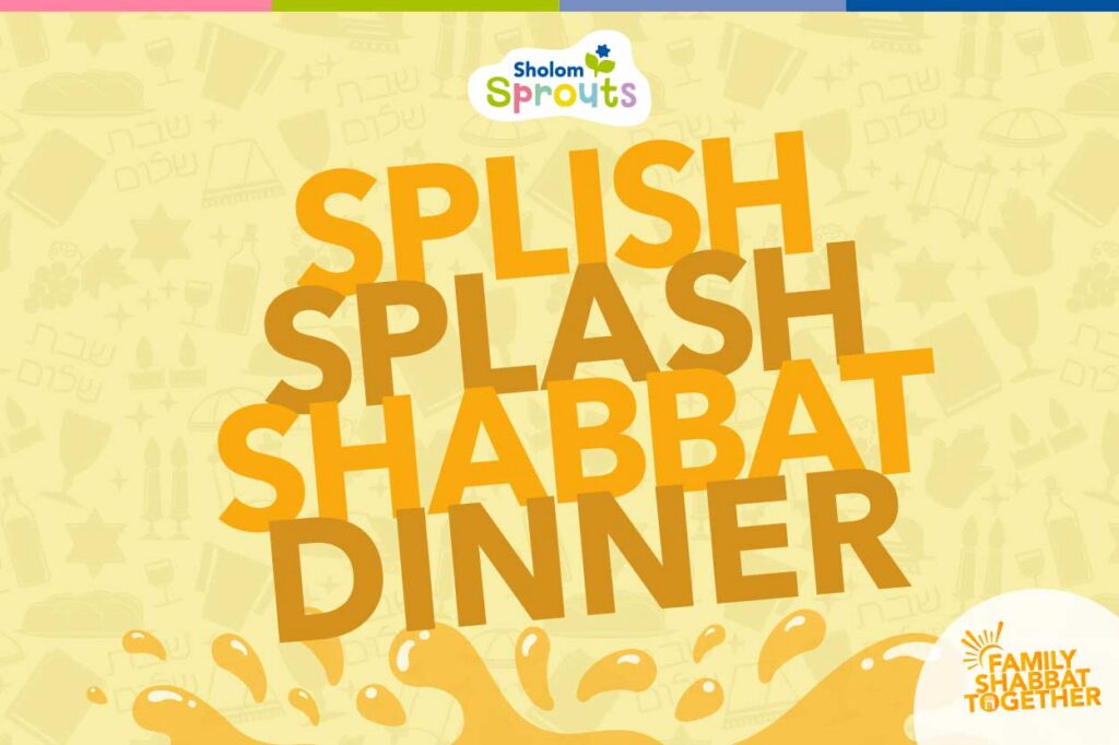 Sholom Sprouts Splish Shabbat Dinner and Singalong on the Roof